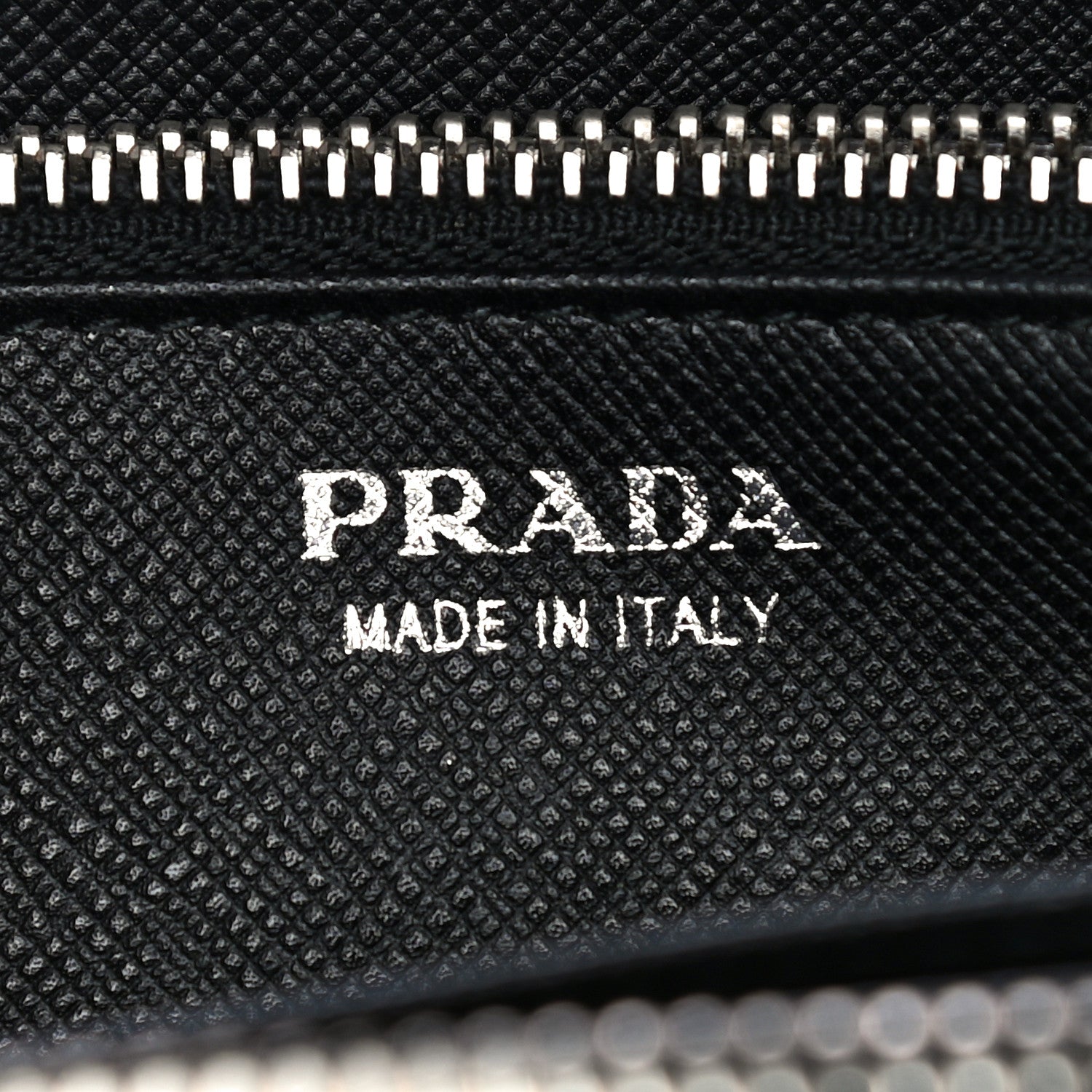 Prada Tessuto Nylon Zip Around Wallet Black 6 of 11