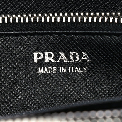 Prada Tessuto Nylon Zip Around Wallet Black 6 of 11