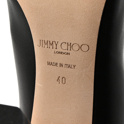 Jimmy Choo Calfskin Marva 85 Ankle Boots 40 Black 7 of 8