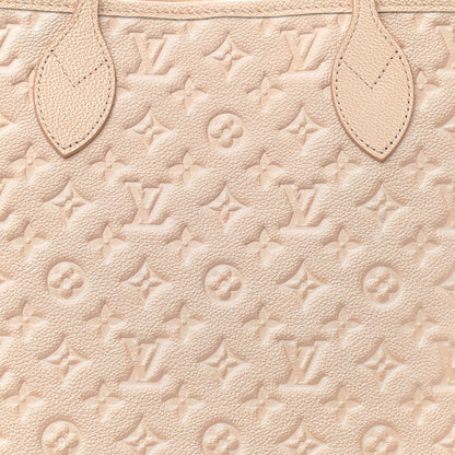 Louis Vuitton Empreinte Monogram Summer Stardust Neverfull MM Beige Clair 9 of 11