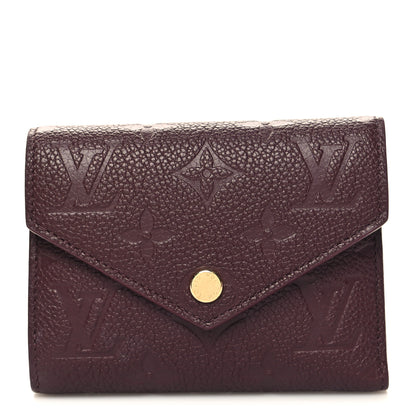 Louis Vuitton Empreinte Victorine Wallet Wine 1 of 8