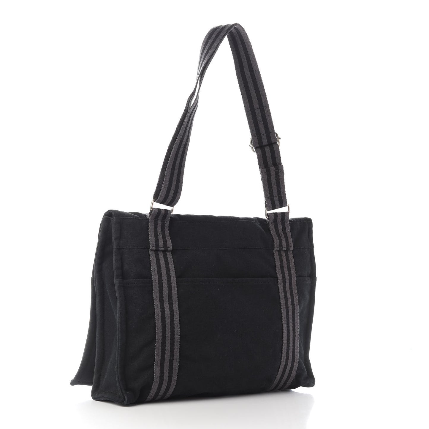 Canvas Herline Messenger Bag Black