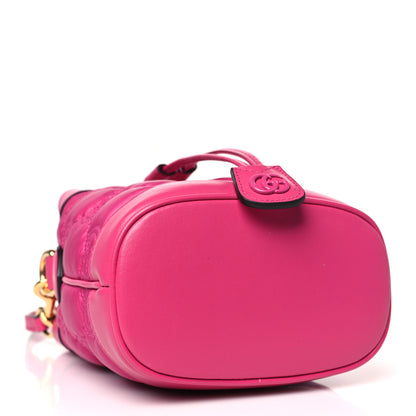Gucci Nylon Calfskin Enamel GG Matelasse Bucket Bag Lovely 4 of 10