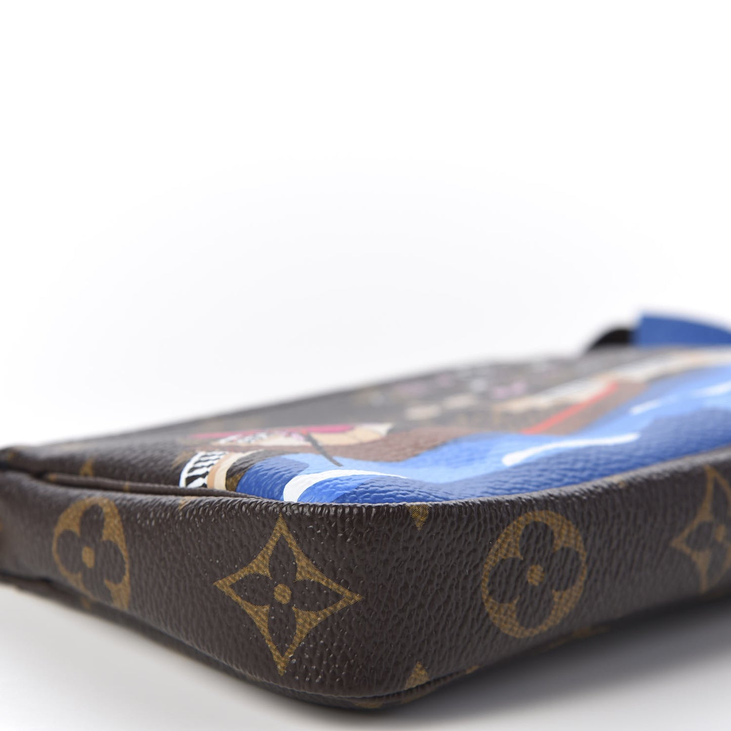 Monogram 2019 Christmas Animation Mini Venice Pochette Accessories Blue