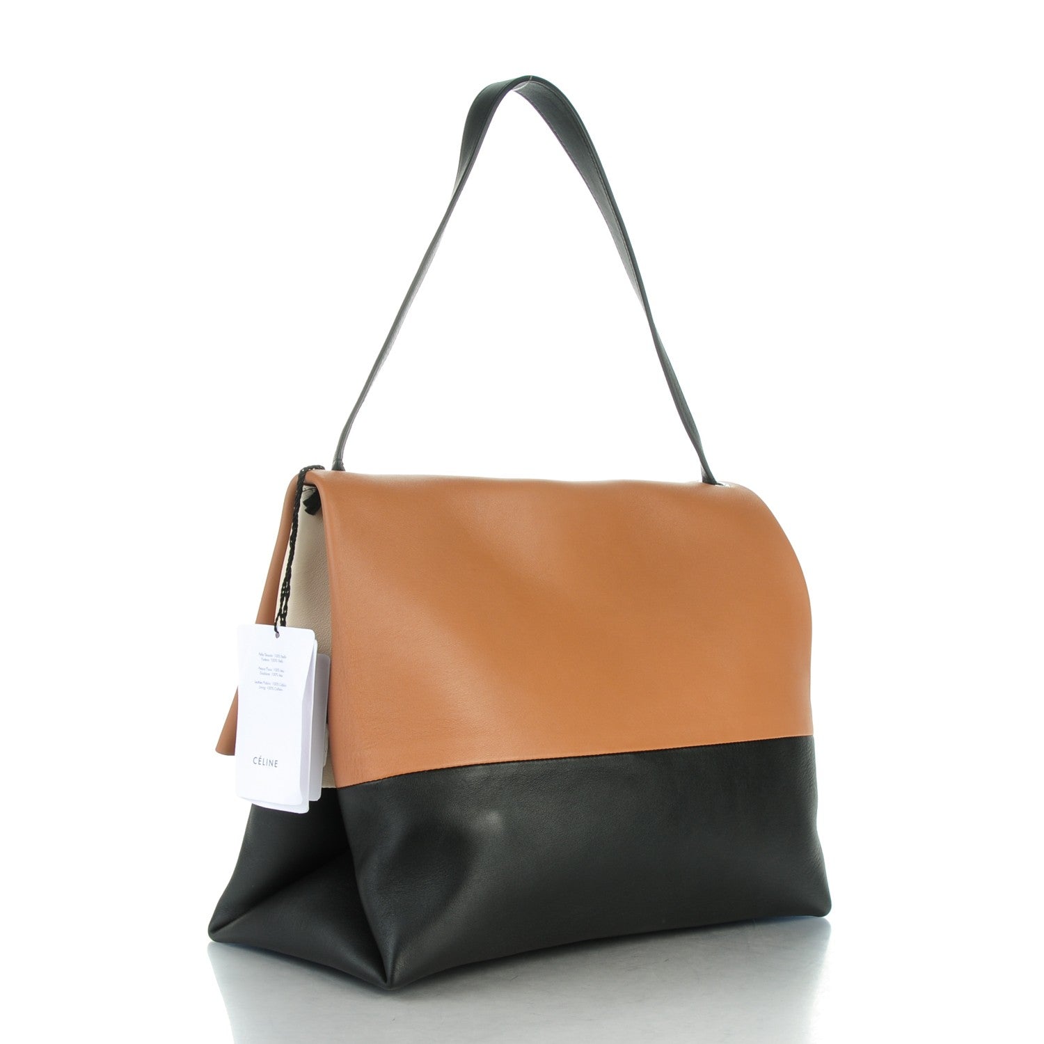 Celine Calfskin All Soft Shoulder Bag Tan 4 of 8