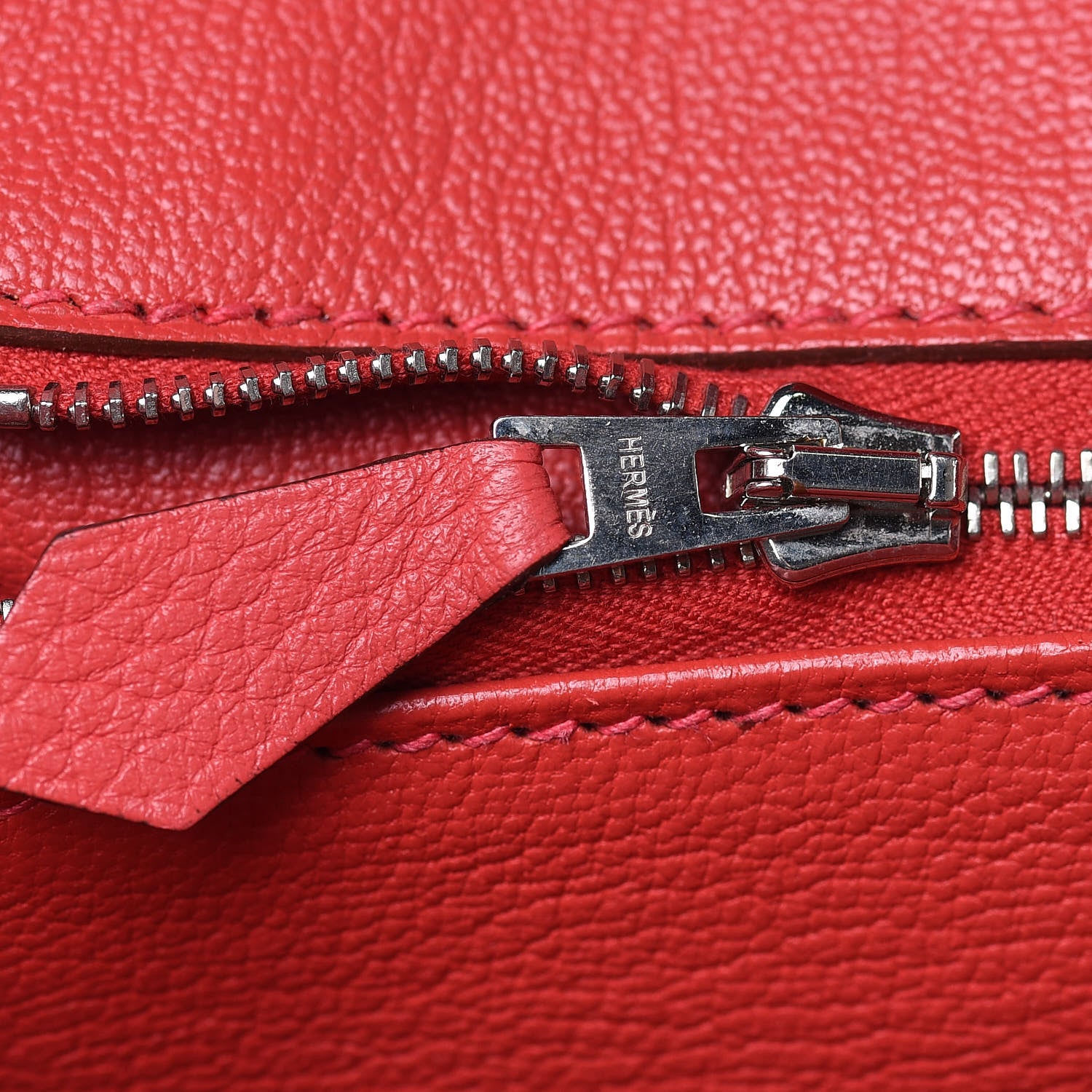 Hermes Taurillon Clemence Birkin 35 Bougainvillea 18 of 29