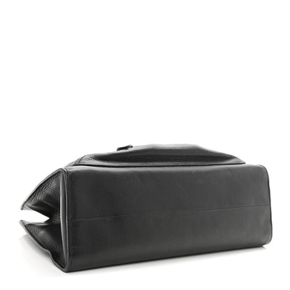 Gucci Calfskin Bamboo Handle Tote Black 4 of 13