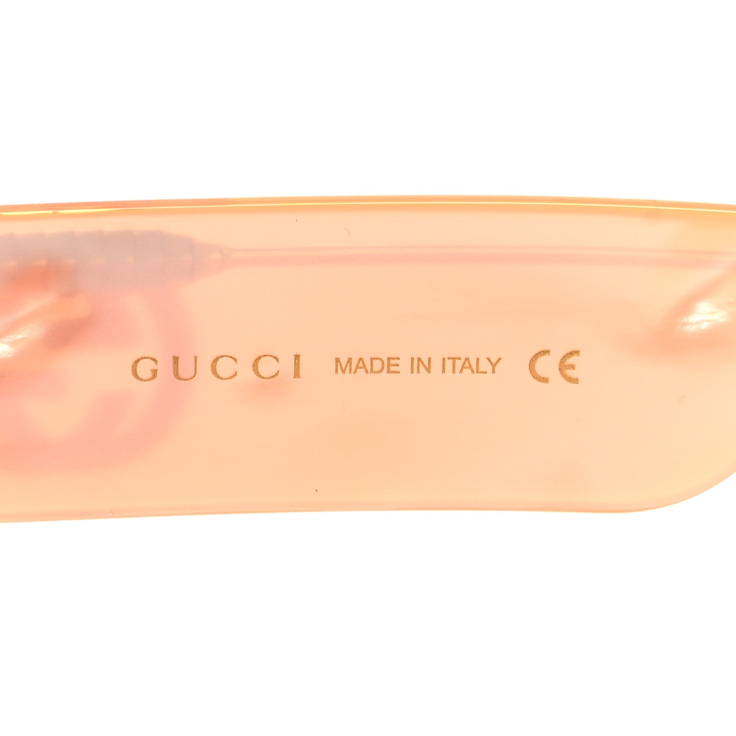 Acetate Square Sunglasses GG0516S Orange