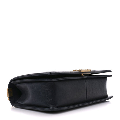 Chanel Caviar Quilted New Medium Boy Flap Navy 4 of 10