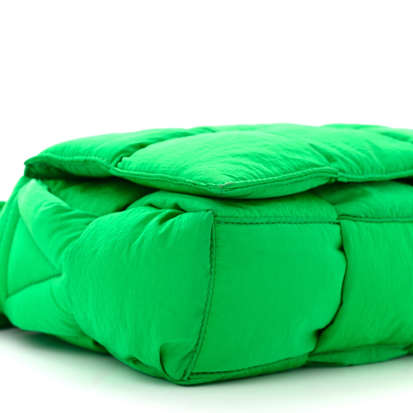 Nylon Intrecciato Padded Tech Cassette Bag Parakeet