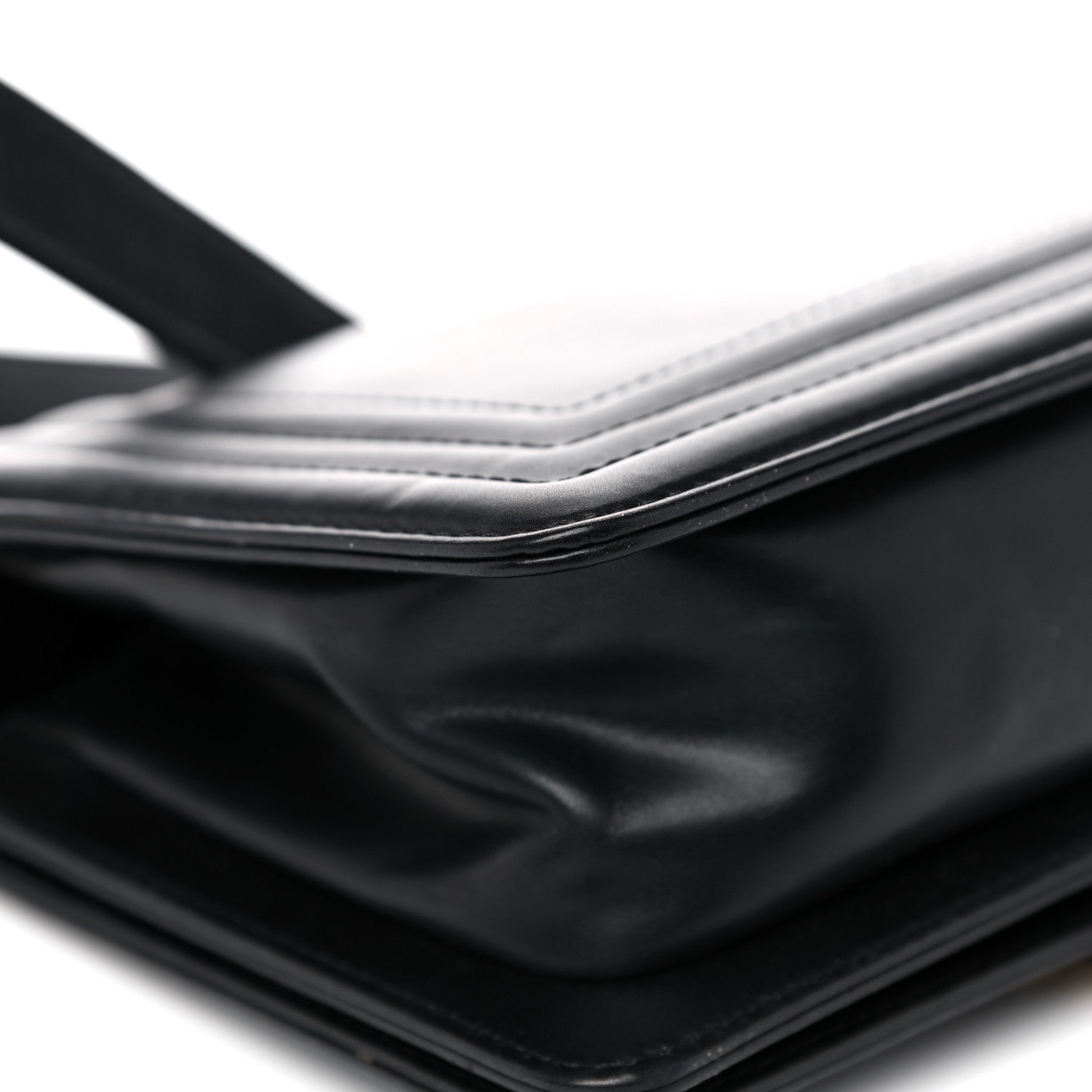 Chanel Glazed Calfskin Medium Boy Flap Black 10 of 16