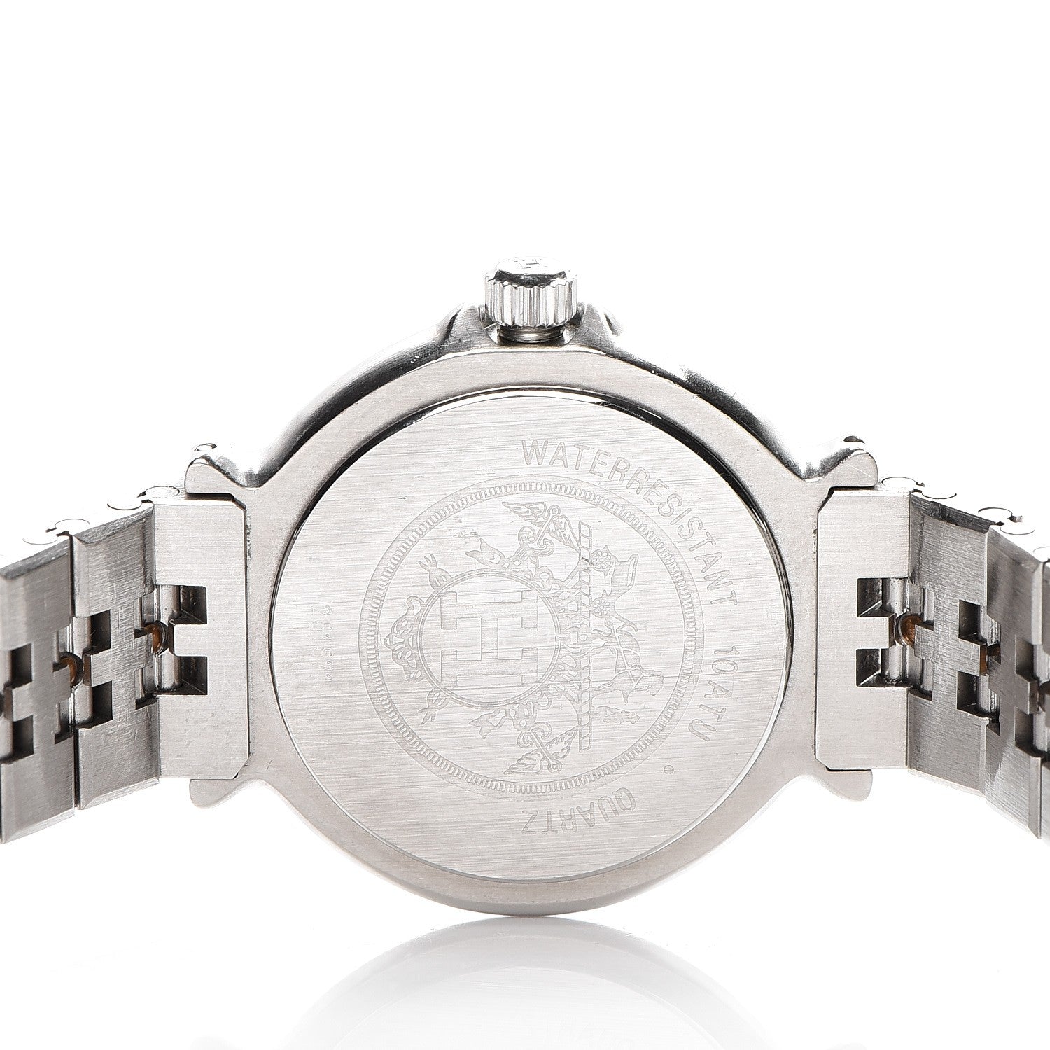 Hermes Stainless Steel 27mm Captain Nemo Quartz Watch Gold 6 of 7