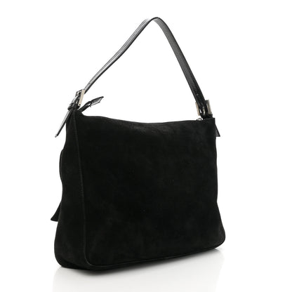 Fendi Suede Mama Baguette Black 3 of 9