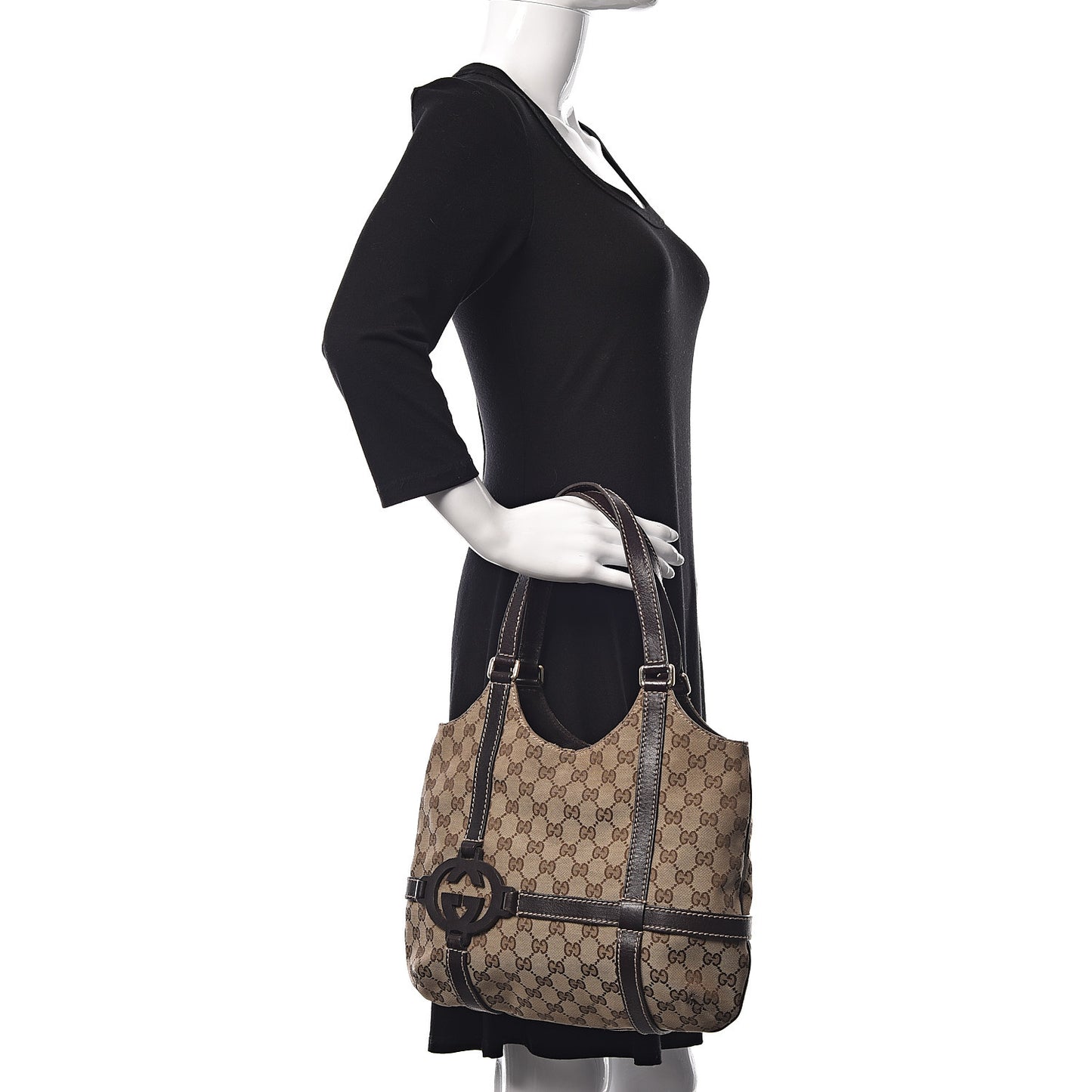 Monogram GG Royal Hobo Dark Brown