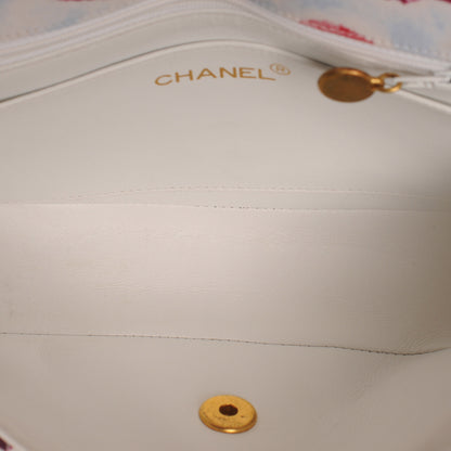 Chanel Canvas Camellia Medium Flap 5 of 8