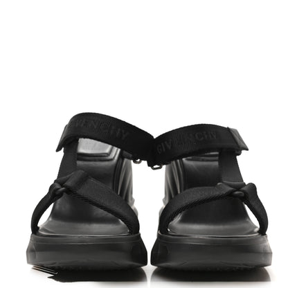 Givenchy Rubber Marshmallow Wedge Strap Sandals 38 Black 2 of 7
