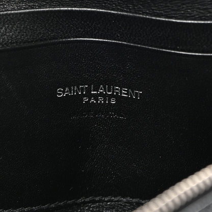 Saint Laurent Grain De Poudre Matelasse Monogram Mini Lou Camera Bag Black 6 of 11