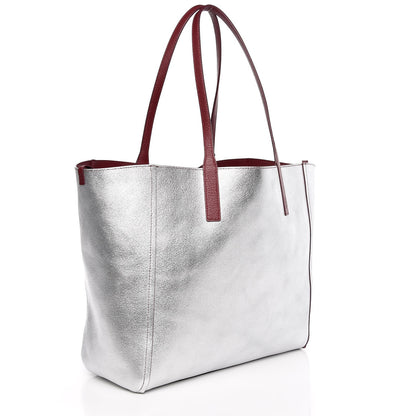 MCM Grained Calfskin Medium Reversible Wandel Tote Ruby 7 of 10