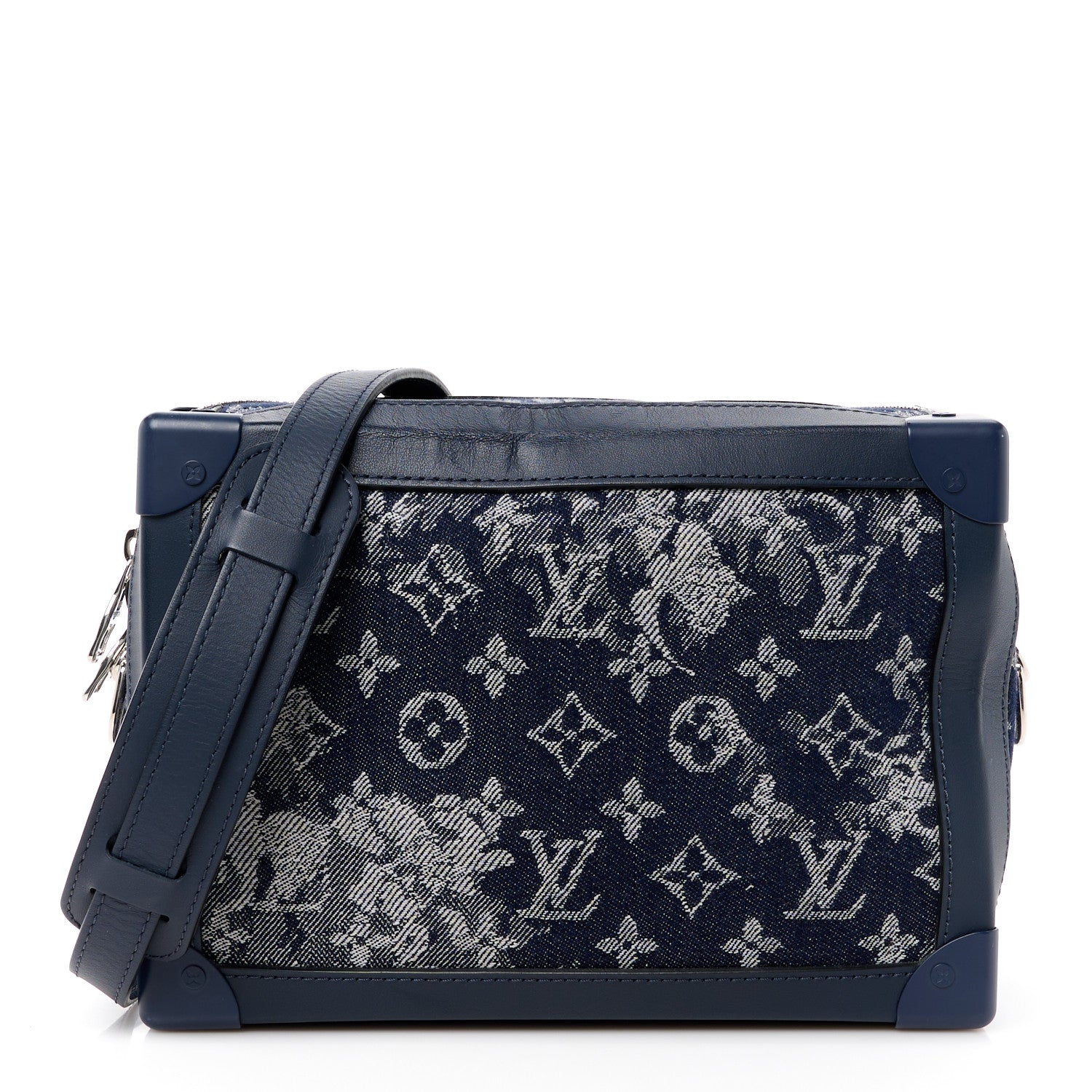 Louis Vuitton LOUIS VUITTON Monogram Tapestry Soft Trunk Bleu 1 of 12