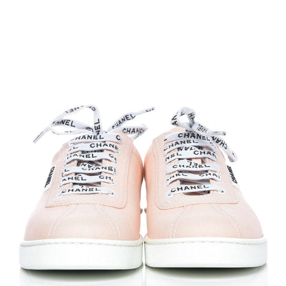Chanel Canvas Womens Sneakers 39.5 Light Pink 2 of 11