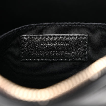 Saint Laurent Calfskin Matelasse Monogram Lou Camera Bag Black 7 of 11