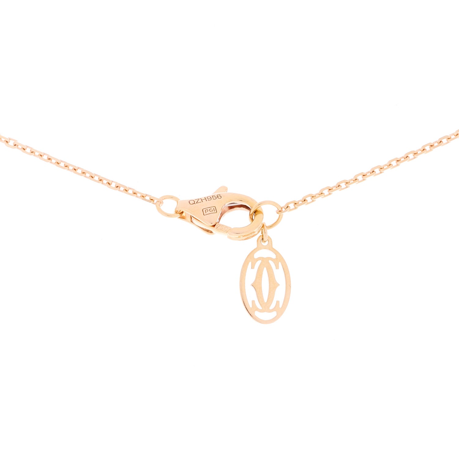 Cartier 18K Pink Gold Diamond XS D'Amour Pendant Necklace 3 of 4