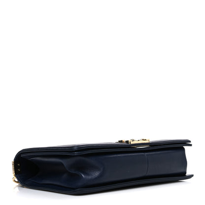 Chanel Lambskin Quilted New Medium Boy Flap Navy 4 of 11