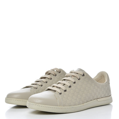 Gucci Soft Microguccissima Womens Sneakers 38.5 Mystic White 3 of 16