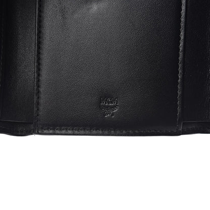 MCM Visetos Tri-Fold Wallet Black 6 of 8