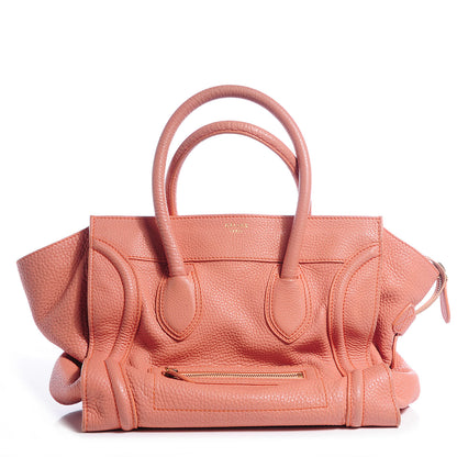 Celine Pebbled Leather Mini Luggage Peach 8 of 8