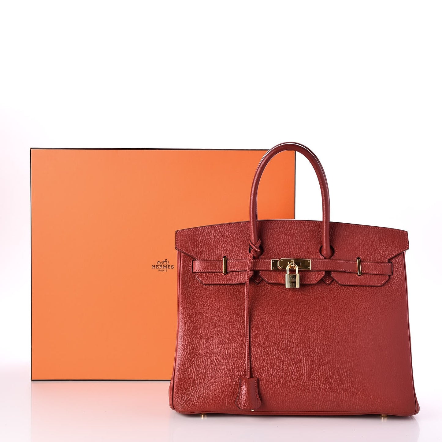 Togo Birkin 35 Rouge Vif