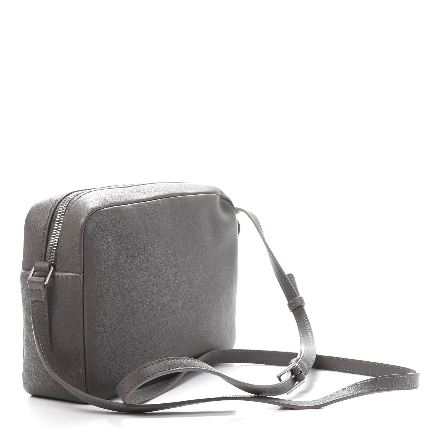 Saint Laurent Lambskin Monogram Small Lou Camera Bag Fog 3 of 11