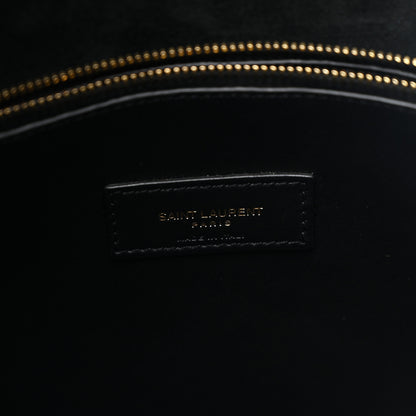 Saint Laurent Supple Calfskin Large Le 5 A 7 Soft Hobo Black 6 of 10