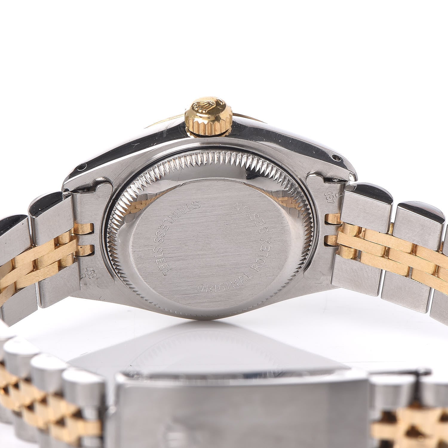 Rolex Stainless Steel 18K Yellow Gold 26mm Oyster Perpetual Datejust Watch Champagne 69173 5 of 6