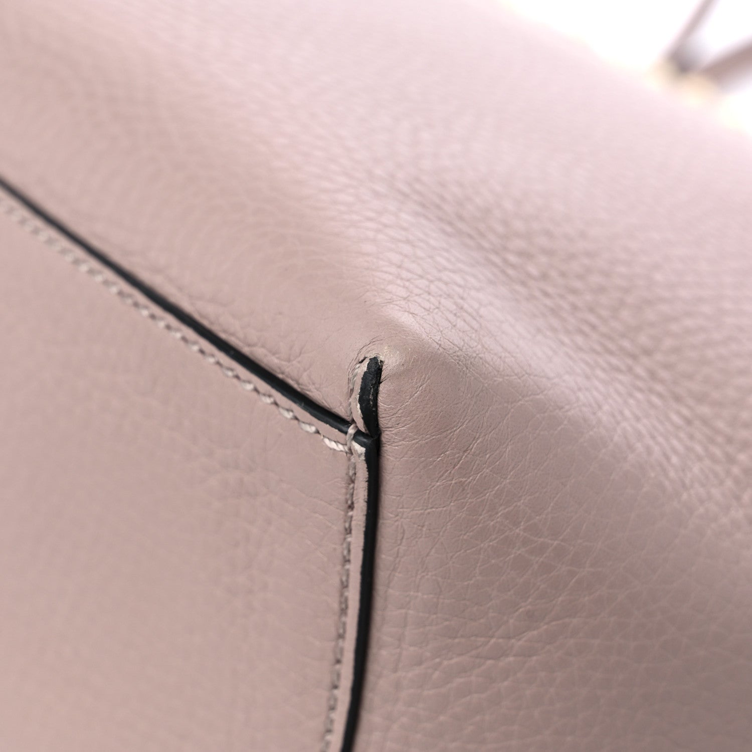 Valentino Garavani Grained Calfskin Rockstud Shoulder Tote Poudre 8 of 12