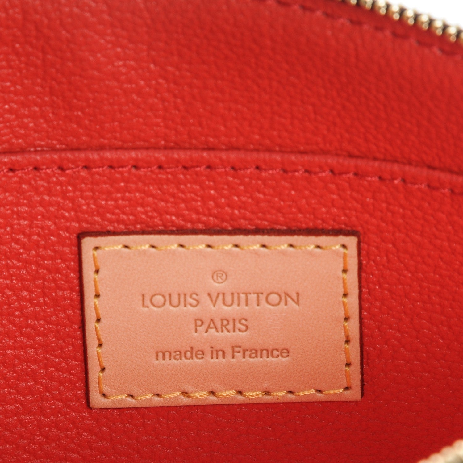 Louis Vuitton Monogram Jungle Dots Cosmetic Pouch Coquelicot Denim 6 of 6