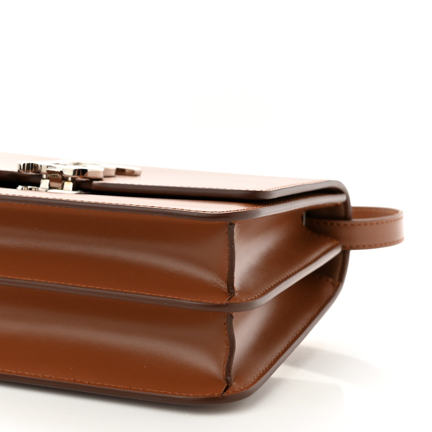 Burberry Calfskin Small TB Bag Malt Brown 9 of 9