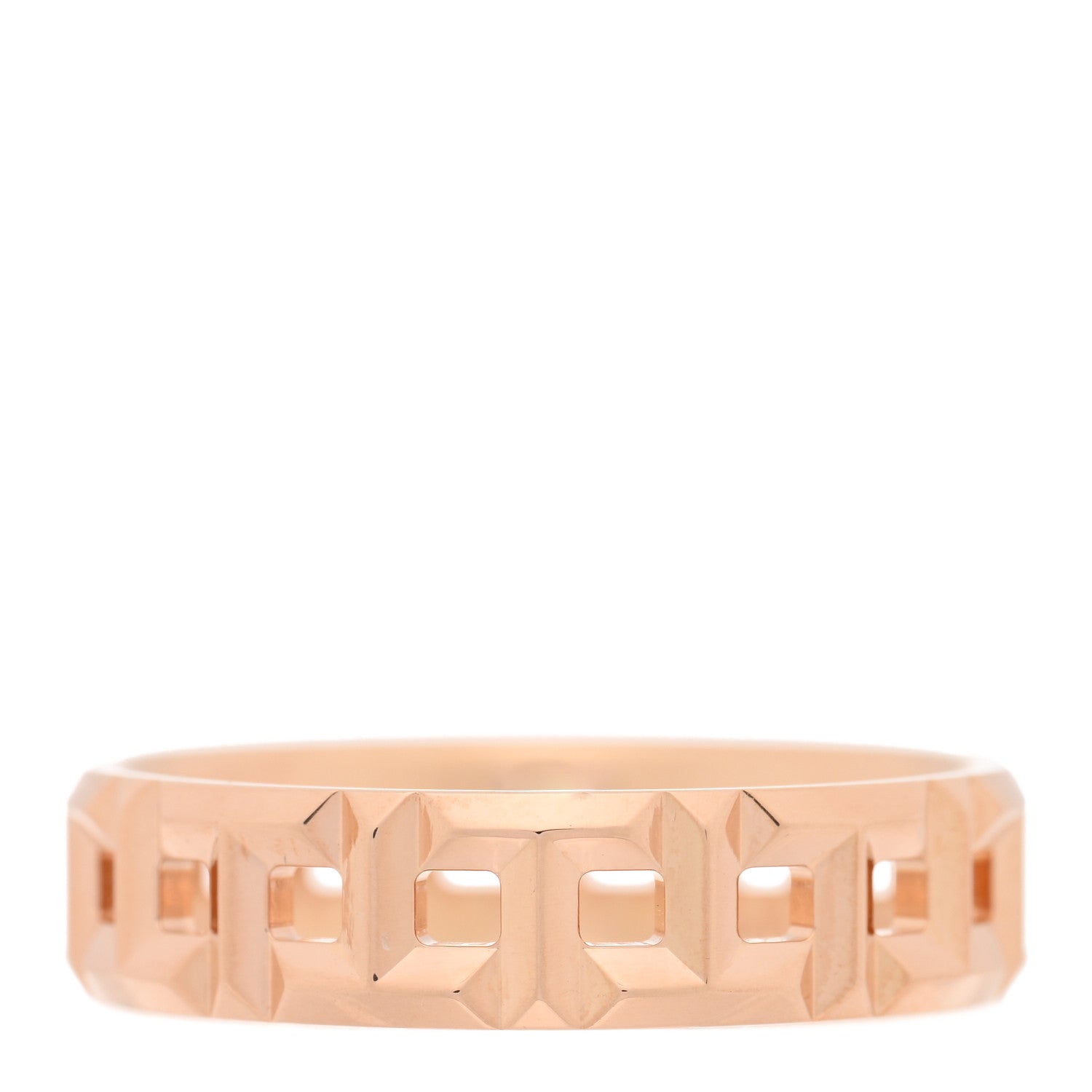 Tiffany 18K Rose Gold T True Wide Ring 63 10.25 3 of 5