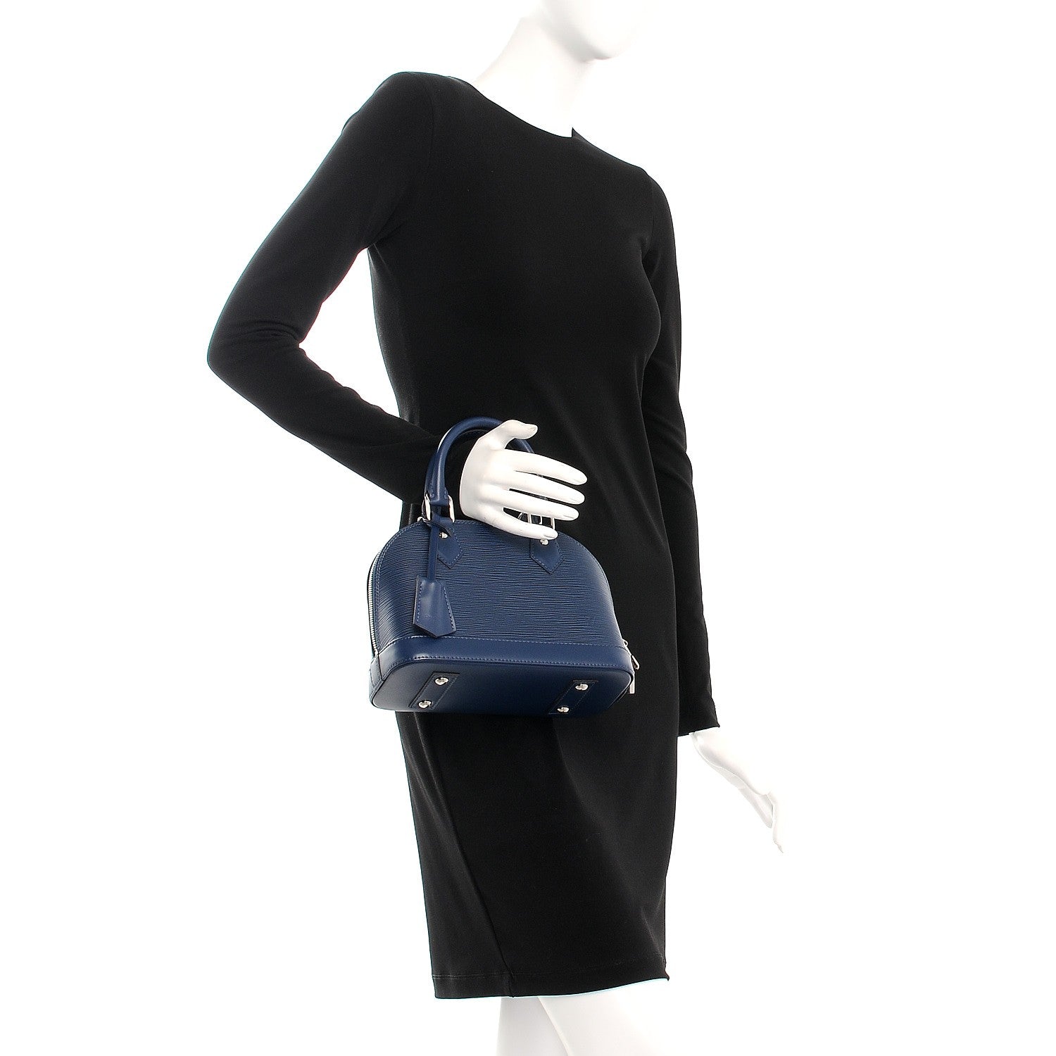 Louis Vuitton Epi Alma BB Indigo 3 of 9