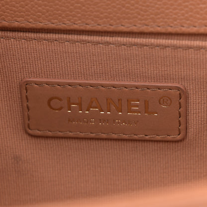 Chanel Caviar Quilted Small Boy Flap Brown 6 of 11
