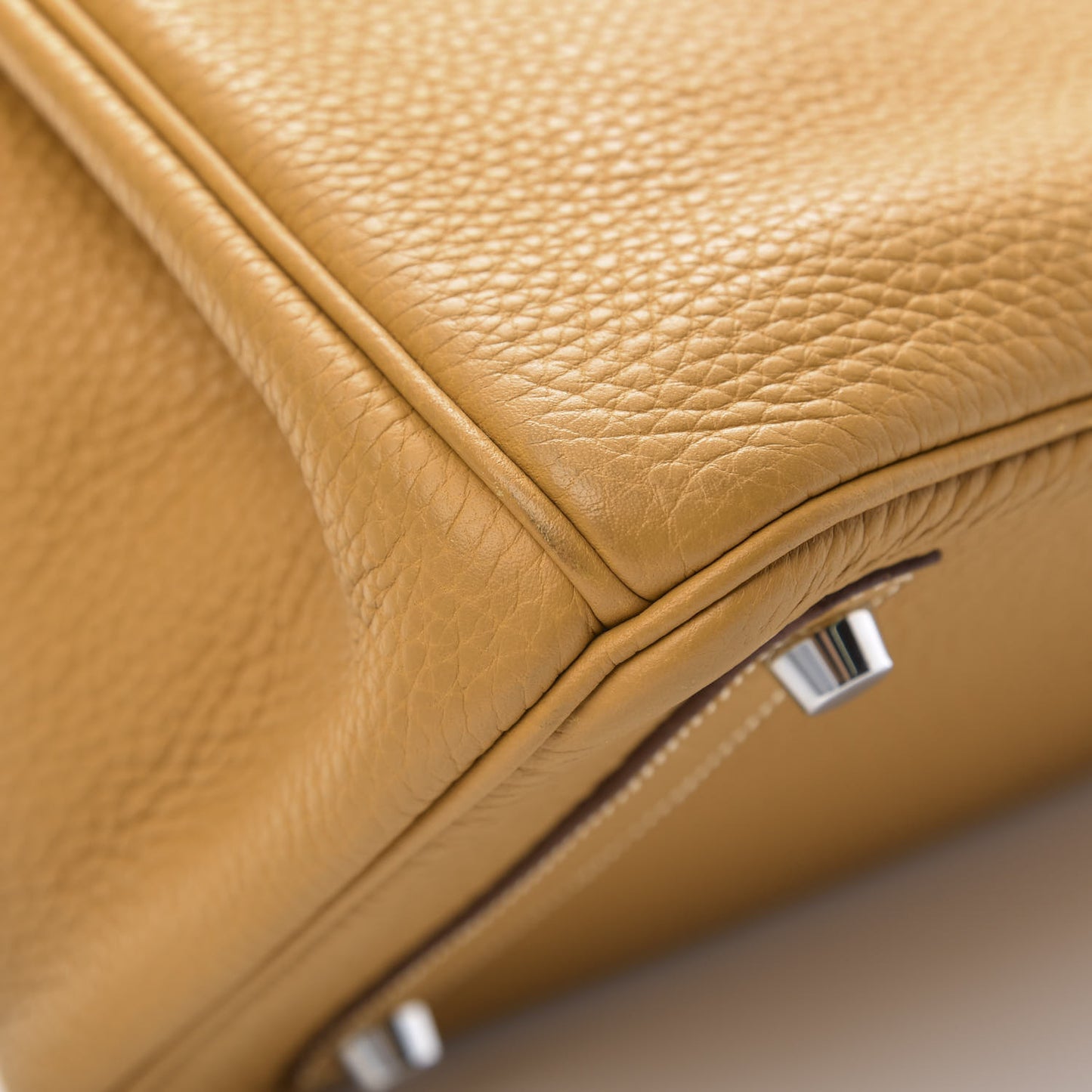 Taurillon Clemence Birkin 30 Natural Sable