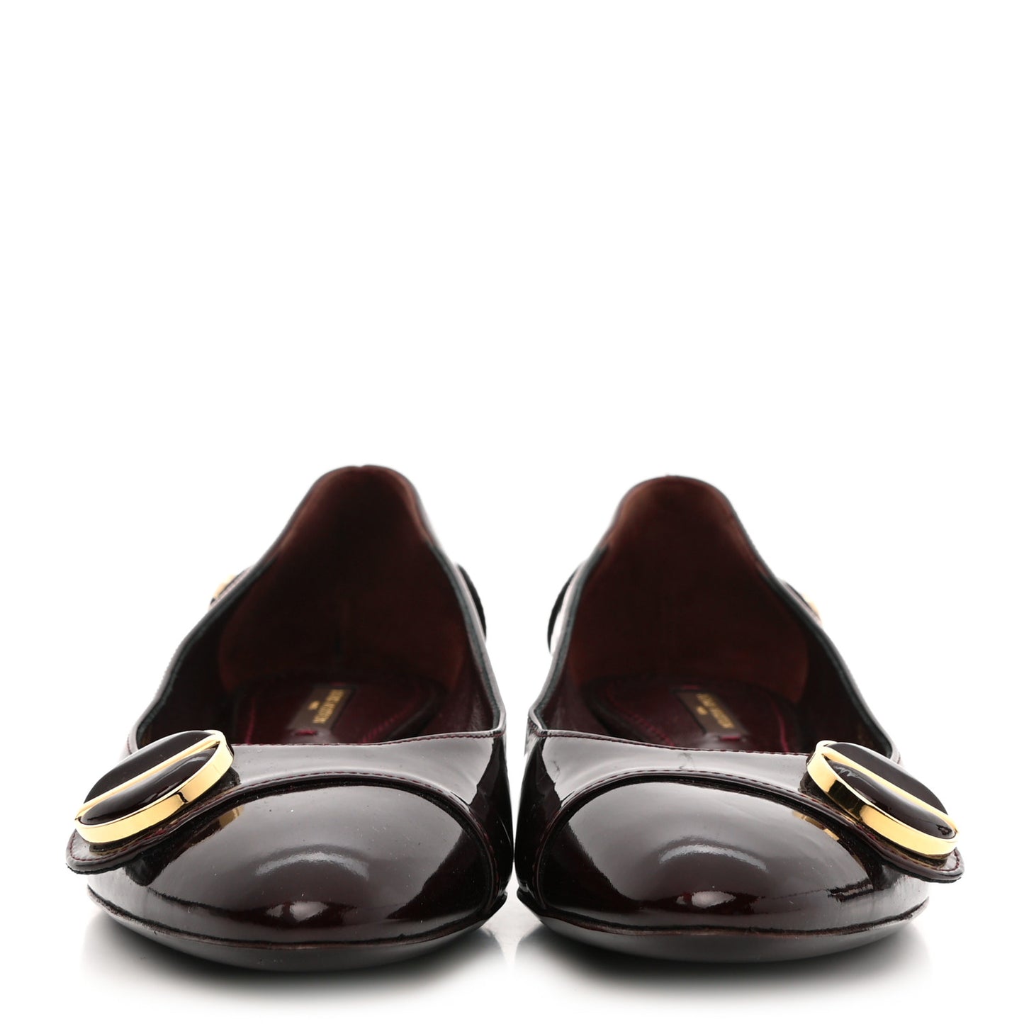 Patent Sloane Ballerina Flats 36 Amarante