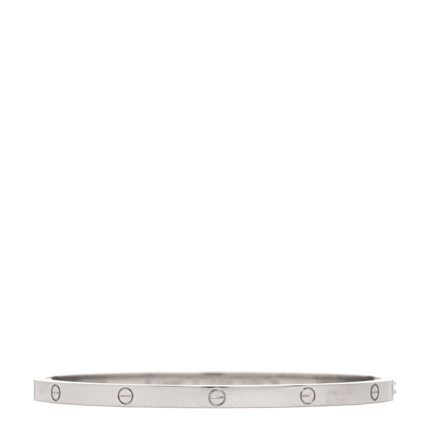 18K White Gold Small LOVE Bracelet 18