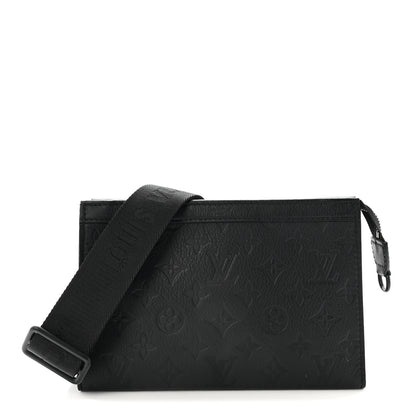 Louis Vuitton Calfskin Monogram Shadow Gaston Wearable Wallet 1 of 9