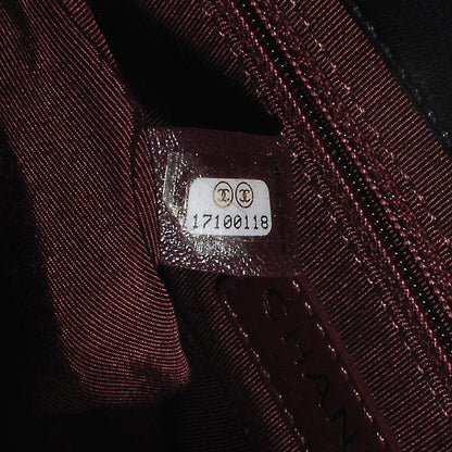 Chanel Calfskin Diamond Debossed Medium Cosmos Flap Black 8 of 8