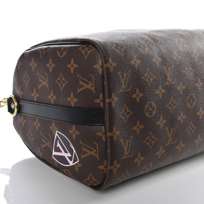 Louis Vuitton Monogram My World Tour Speedy Bandouliere 30 Black 6 of 9