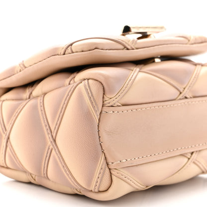 Louis Vuitton Lambskin Malletage Pico GO-14 Beige Pink 8 of 9