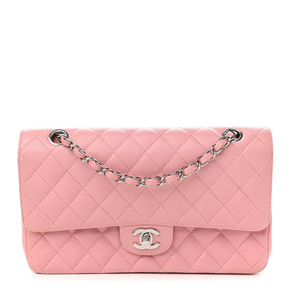 Chanel Caviar Quilted Medium Double Flap Pink 1 of 10