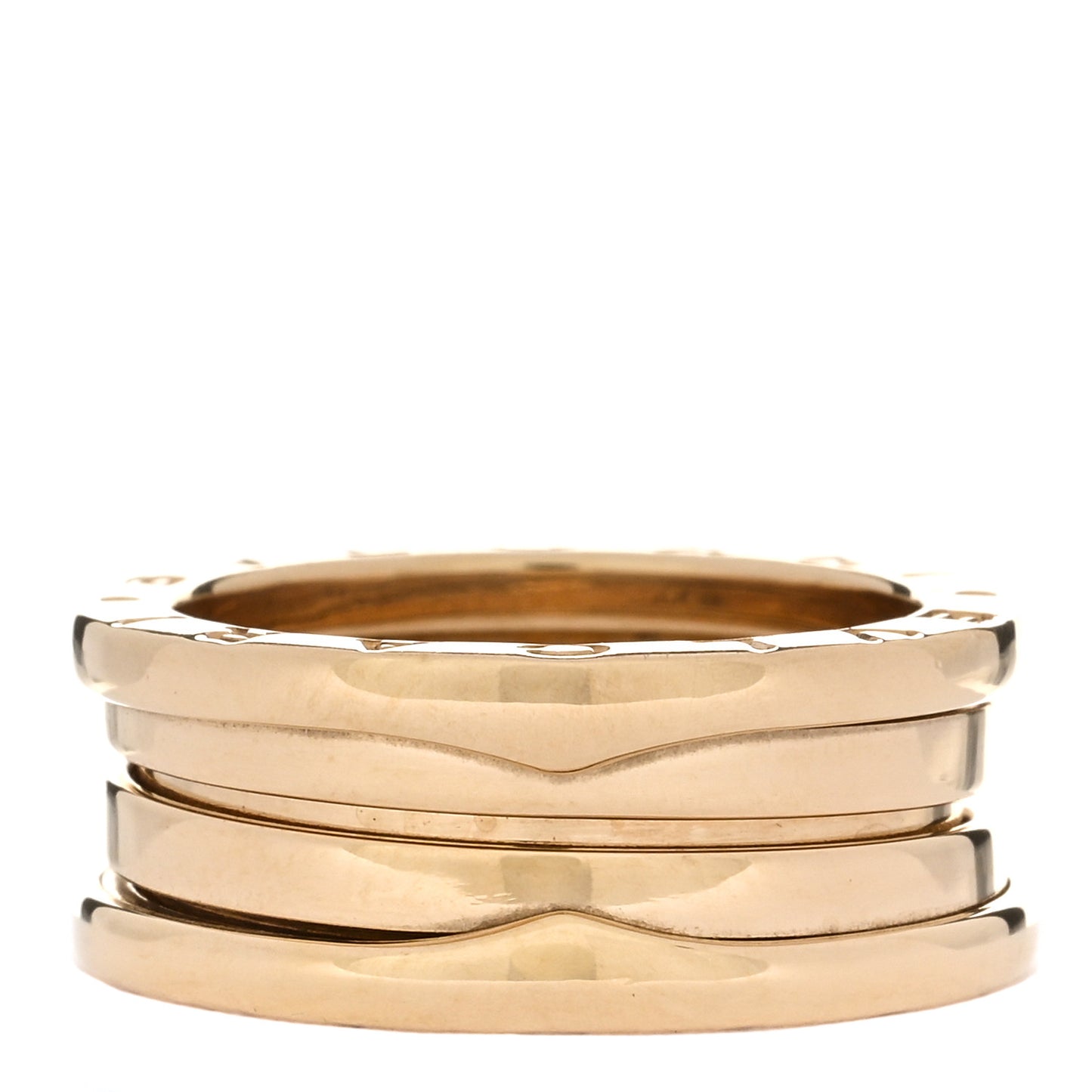 18K Yellow Gold B.Zero1 Two-Band Ring 53 6.25