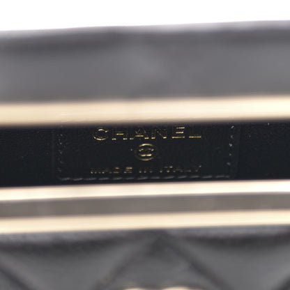 Chanel Caviar Quilted Evening Box Bag Black 6 of 11